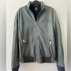 Armani Exchange leather/suede jacket